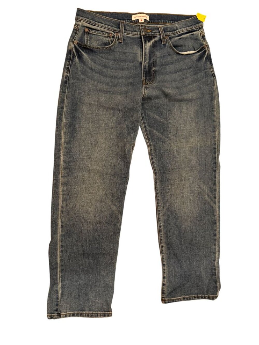 Lucky Brand Mens 33x30 Mid Wash Jeans Straight Fit Classic Denim